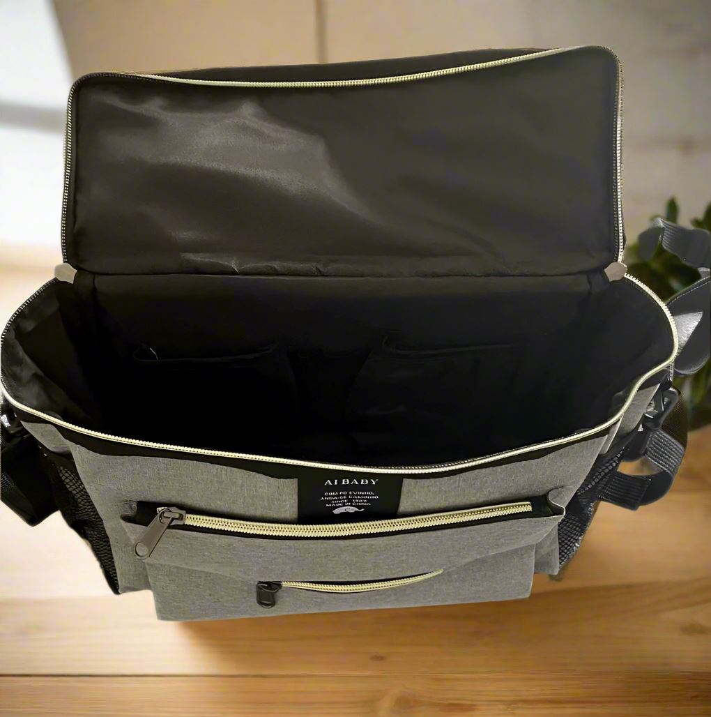 Sac à Langer - BabyTravel™ - Gris - Bébé Charmant
