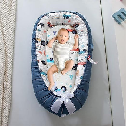 Berceau Bébé - NidPortableBébé™ - Voiture Bleue - Bébé Charmant