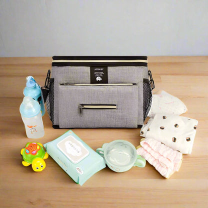 Sac à Langer - BabyTravel™ - Gris - Bébé Charmant